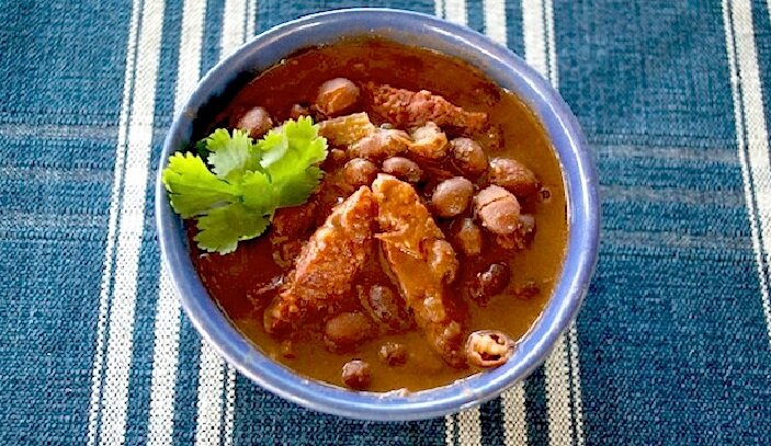 Receta de frijoles rojos con carne guatemaltecos