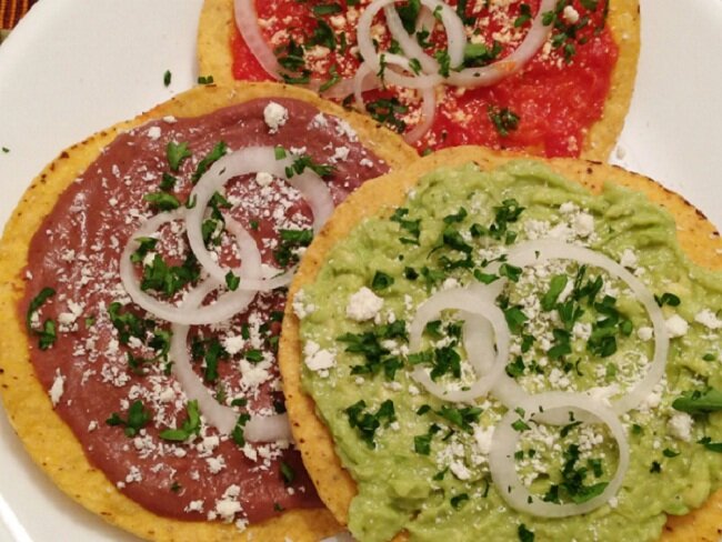 Receta de Tostadas guatemaltecas