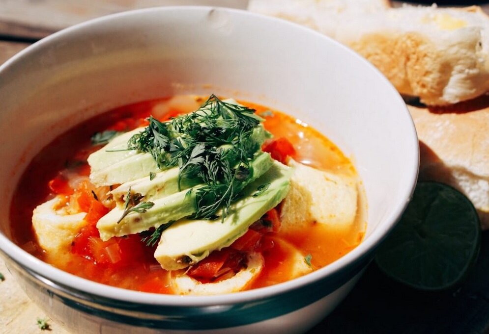 Sopa de huevos guaatemalteco