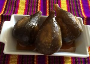 Higos en miel guatemaltecos